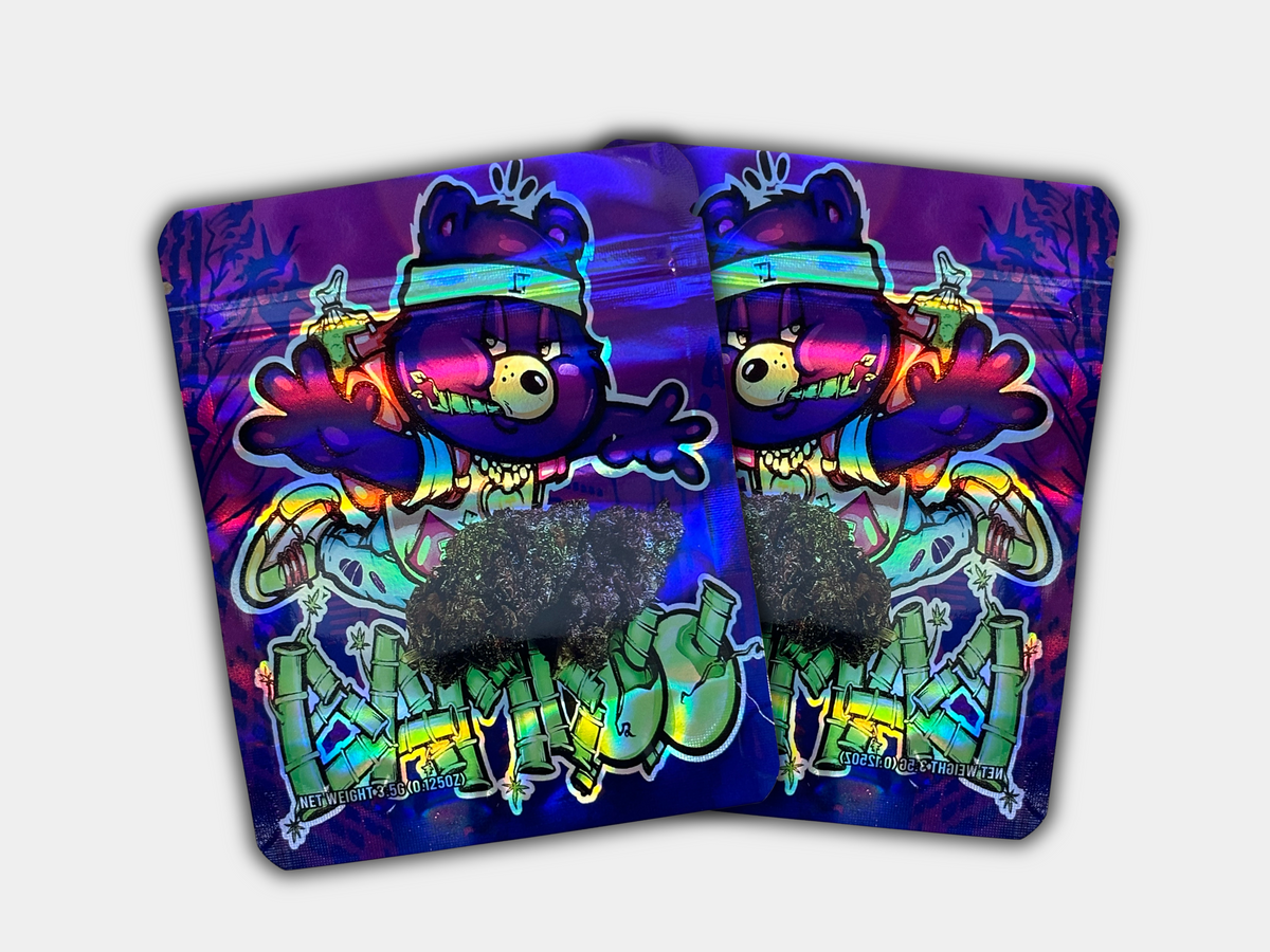 Bamboo Bear Mylar Bag 3.5 Grams