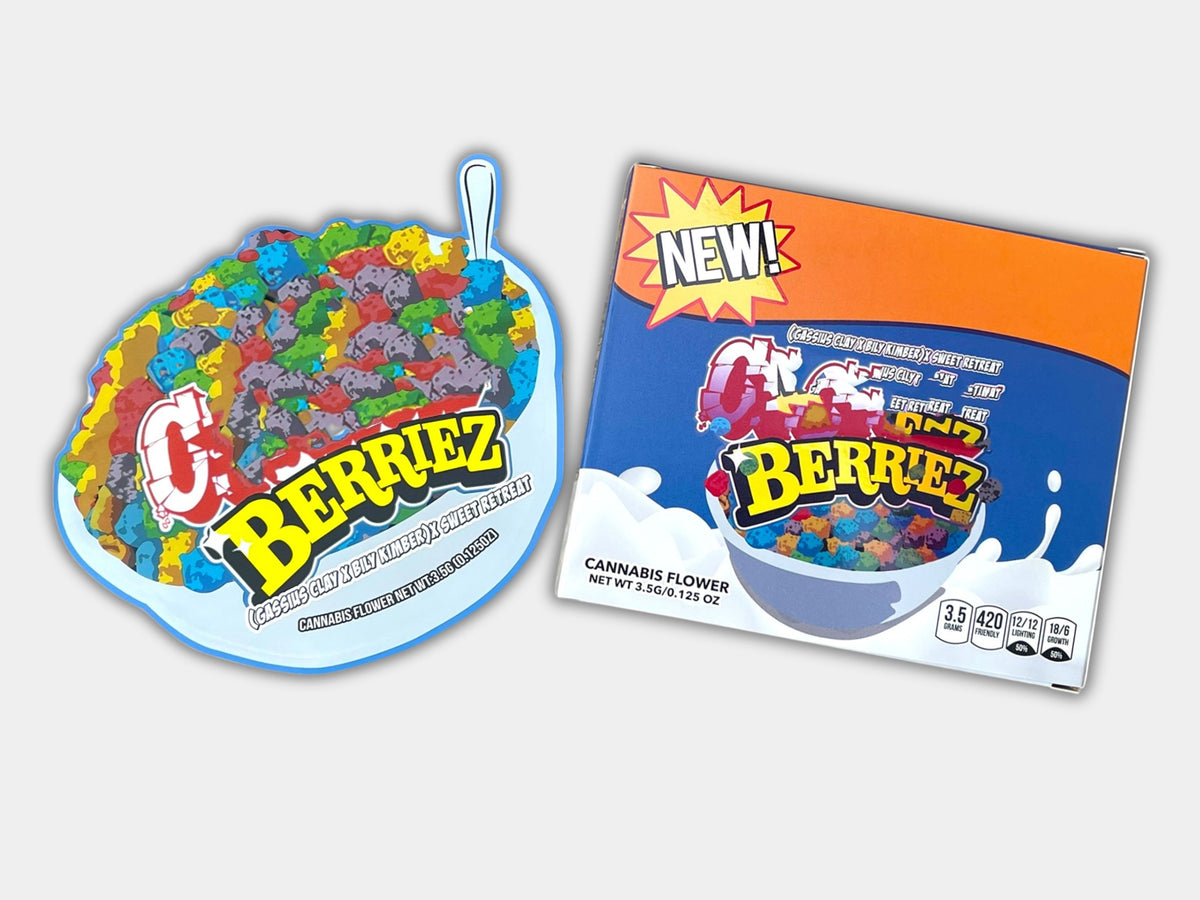 C Berries Mylar Bag with BOX