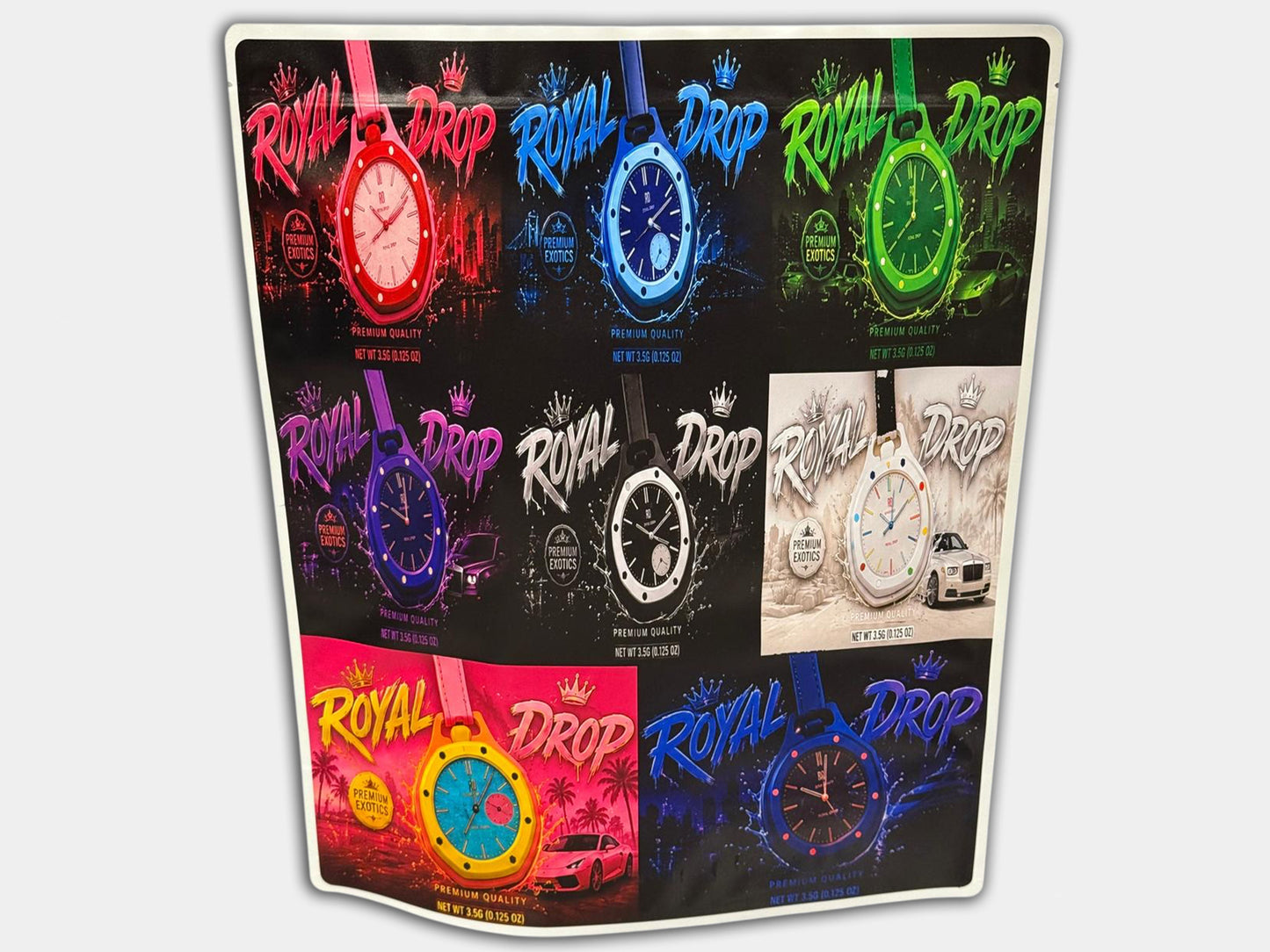Royal Drop 1LB Mylar Bag Collection