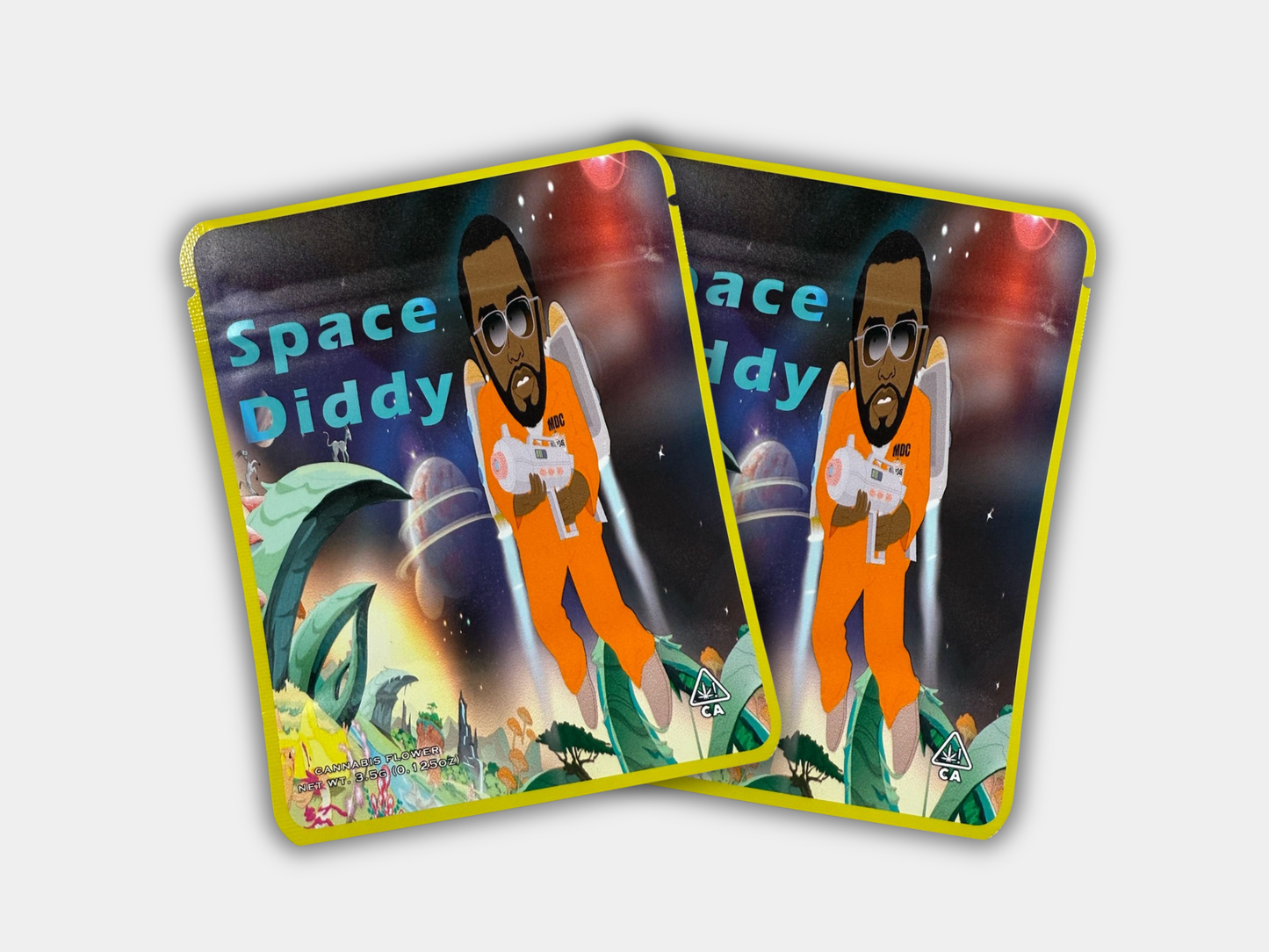 Space Diddy 3.5G Mylar Bag