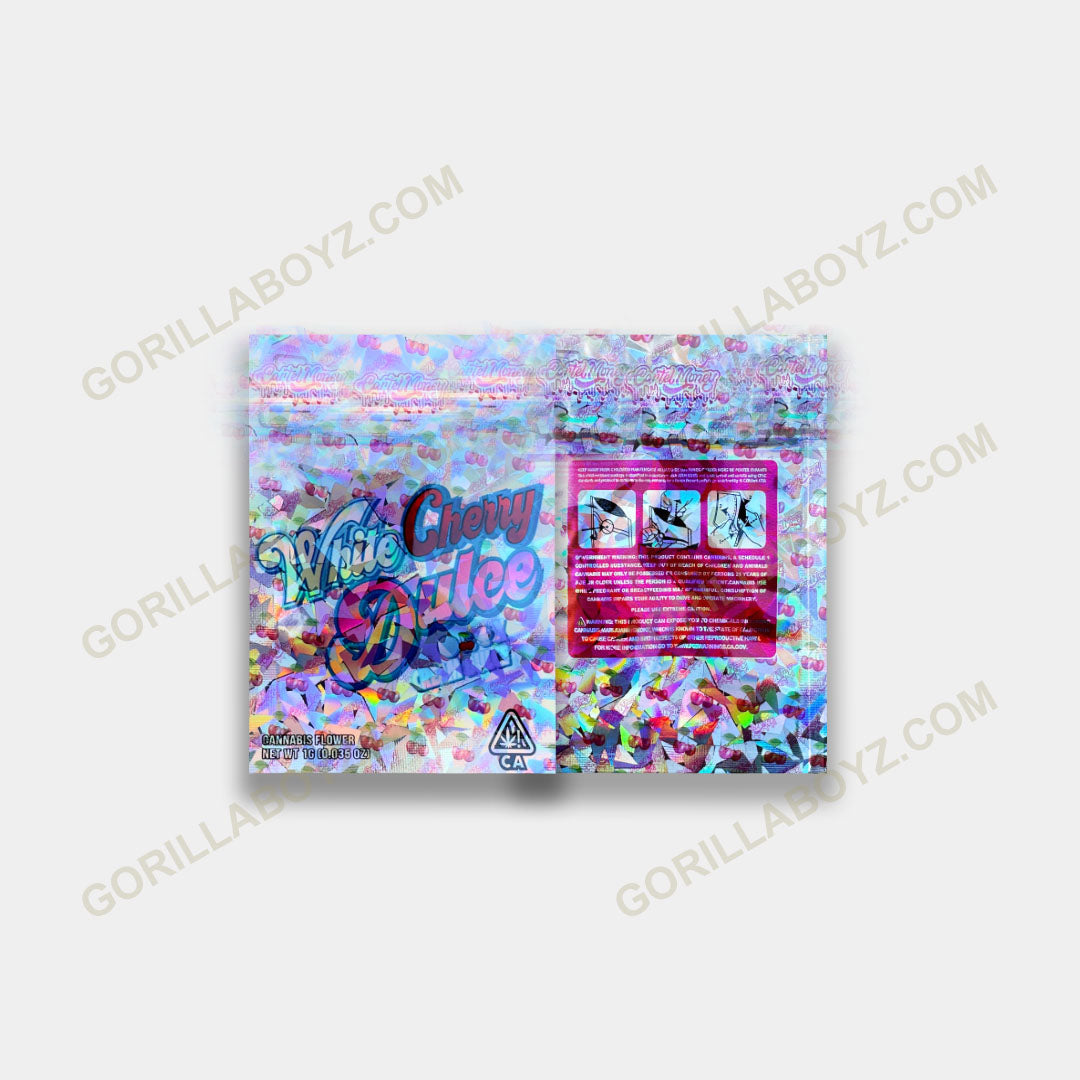 White Cherry Dulce 1 gram mylar bags