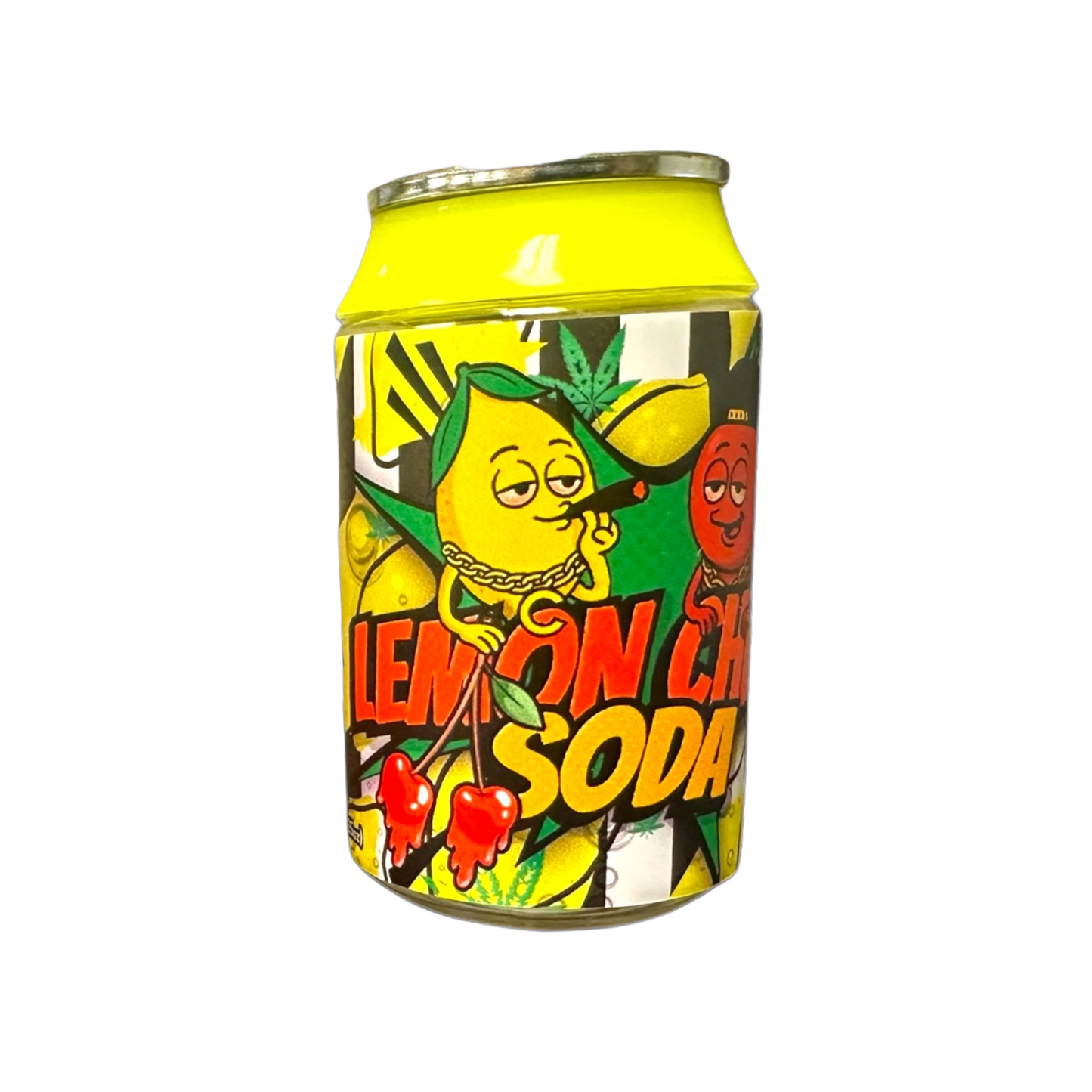 GB Custom Printed Designed Limited Edition 3.5g Soda Can Design Plastic Jars