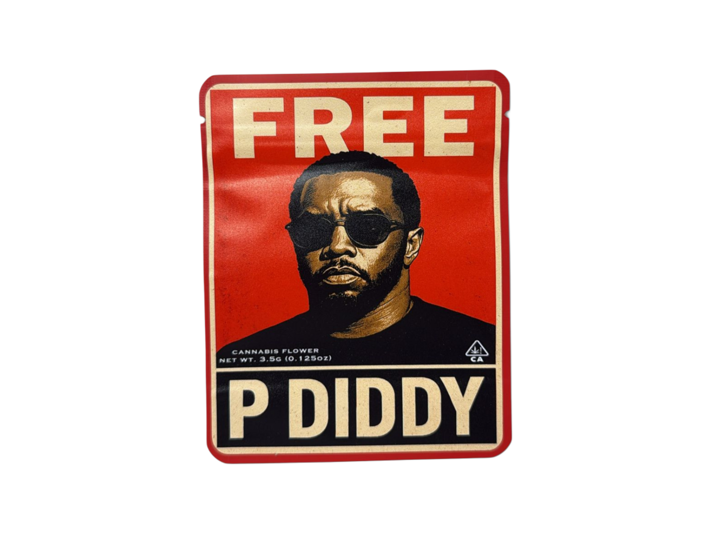 FREE P DIDDY 3.5G Mylar Bag
