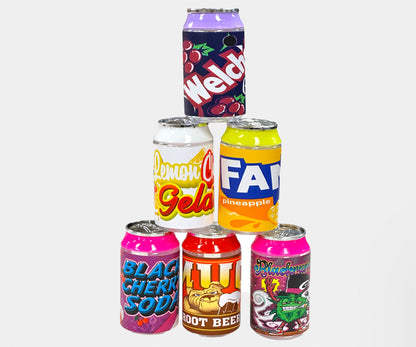 GB Custom Printed Designed Limited Edition 3.5g Soda Can Design Plastic Jars