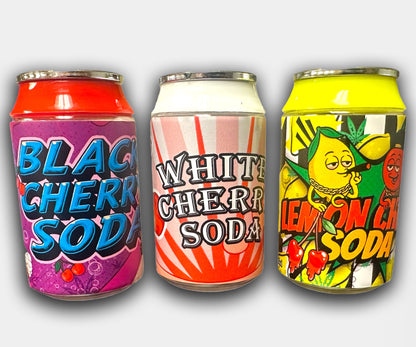 GB Custom Printed Designed Limited Edition 3.5g Soda Can Design Plastic Jars