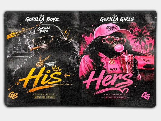 His & Hers 7G Mylar Duel Bag