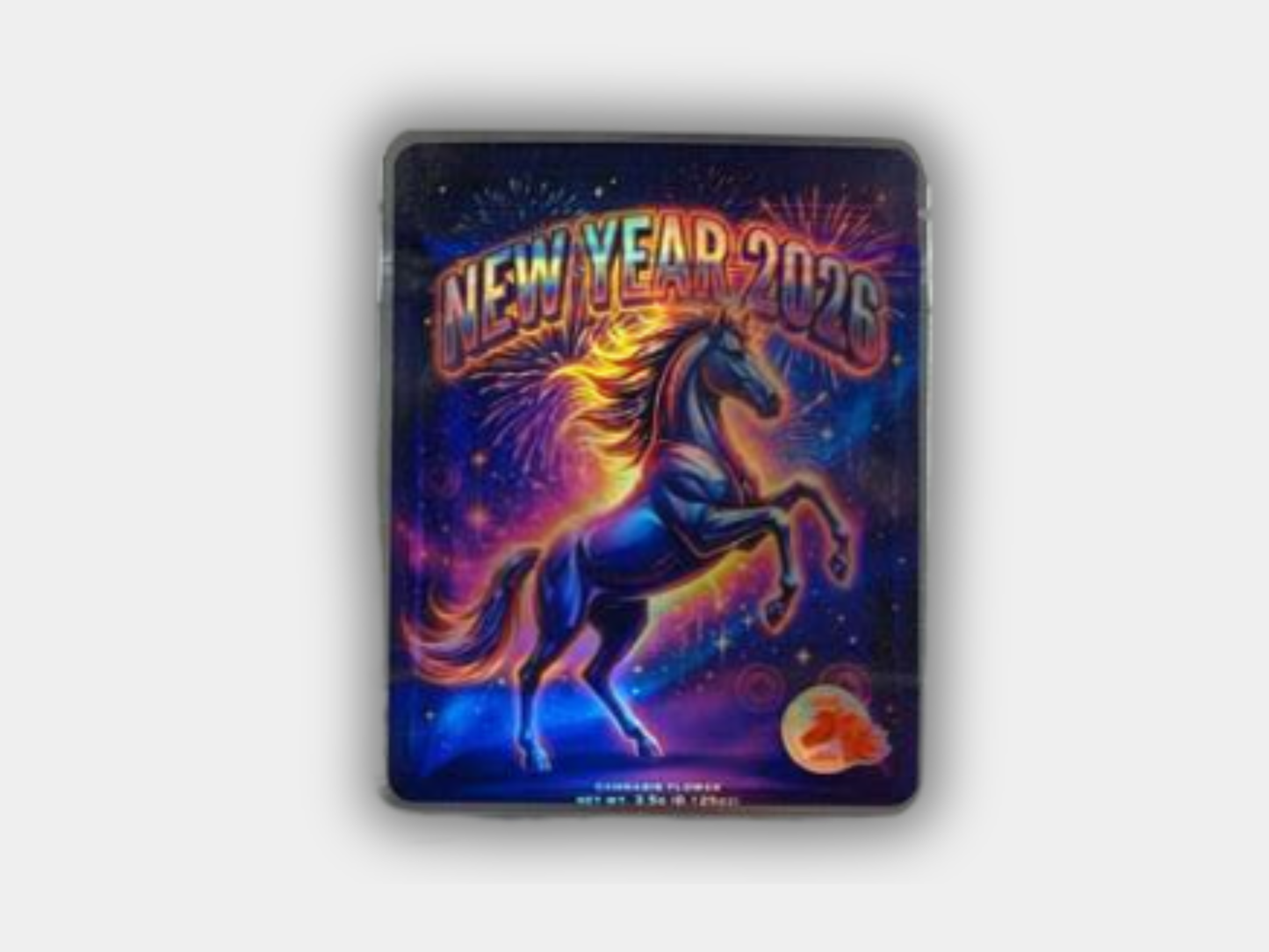New Year’s Collection Holographic 3.5G Mylar Bags