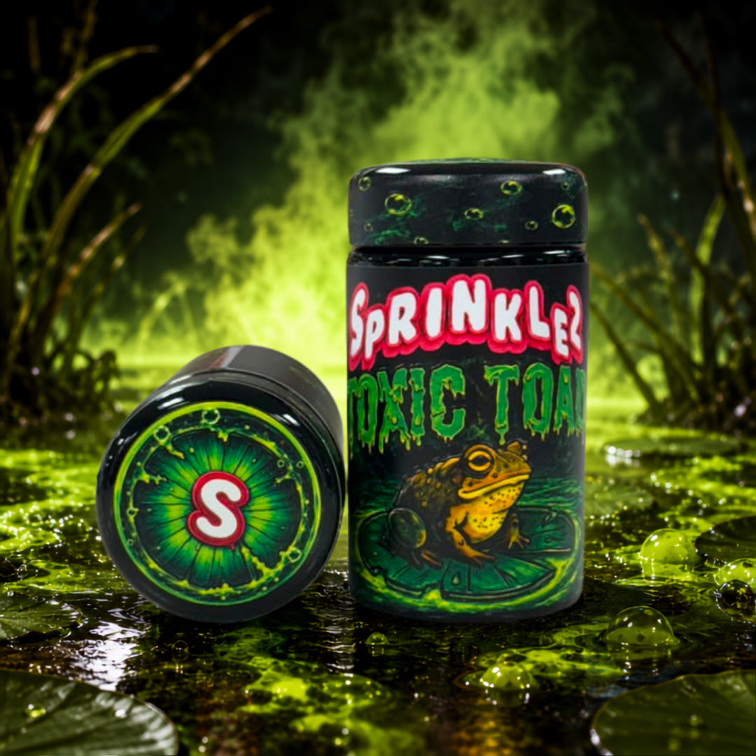 Sprinkles Toxic Toad Custom Miron Jar